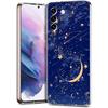 Прозрачный чехол-бампер для Samsung Galaxy S25 S24 S23 S22 S20 S21 FE Ultra S10 S10E Plus Модный узор Звездное небо Звезды