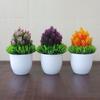 1 SET Wedding Christmas Home Decor Plastic Plant Simulation Bonsai Artificial Flower Fake Potted