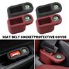 AAAAG1 Car Seat Belt Buckle Anchor Socket Anti-collision Protect Cover For Skoda Rapid Octavia Derivative Enyaq-iV VisionS Yeti Scala
