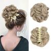 Ленивый пучок для волос | Большая пушистая резинка-краб