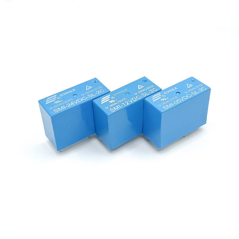 SMI Relay Series: 05VDC, 12VDC, 24VDC (SL-2C Models)