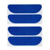 4pcs Rear Open Sign Universal Car Door Stickers Safety Reflective Tape Warning Mark