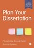 The Plan Your Dissertation Book