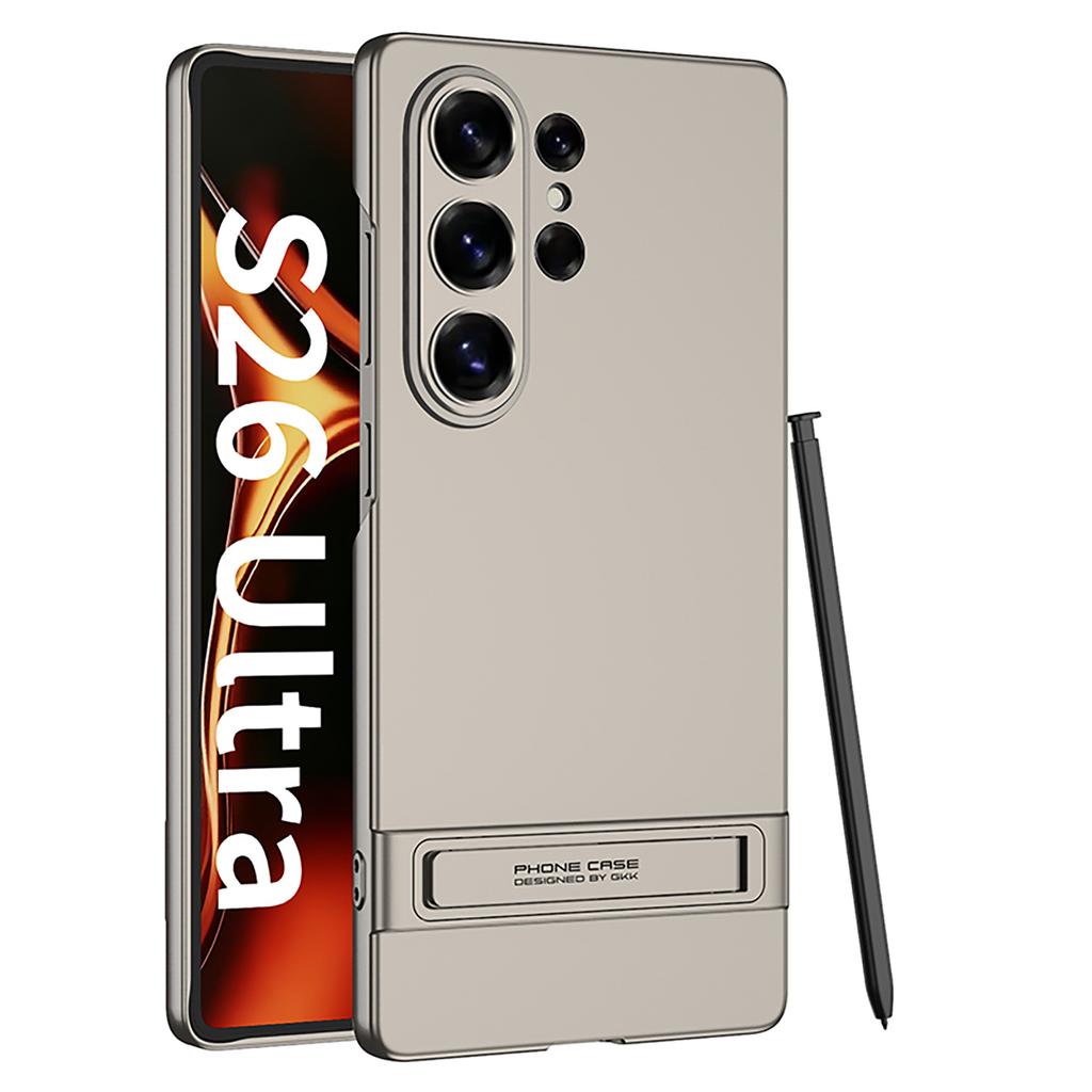 Чехол для Samsung S26 ultra Матовая отделка триумфальный дизайн ультратонкая подставка ударопрочный защитный чехол полное покрытие однотонный