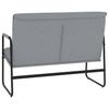 Bench Light Grey 100 x 64 x 80 cm Fabric