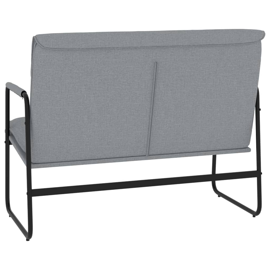 Bench Light Grey 100 x 64 x 80 cm Fabric
