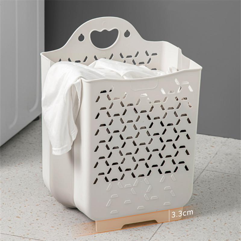 Портативная пластиковая складная корзина для белья для дома, полая, настенная, для ванной комнаты, корзина для хранения грязной одежды, органайзер для игрушек, аксессуары