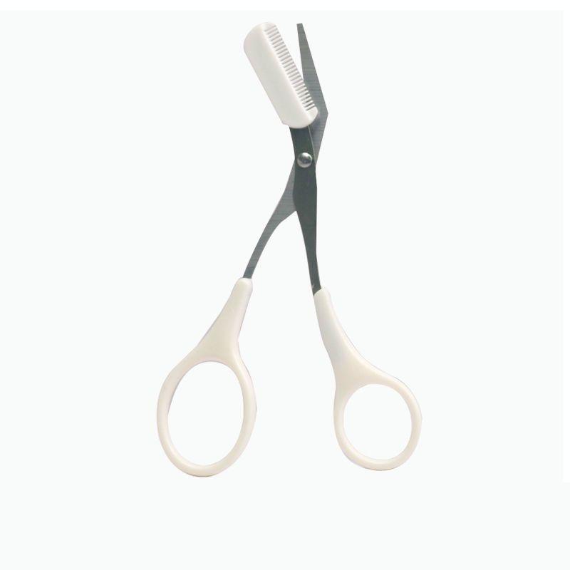 Eyebrow Trimmer Scissor Beauty Products for Women Eyebrow Scissors with Comb Stainless Steel Makeup Tools Beauty Scissors