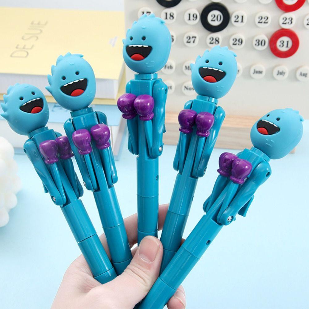 Signature Interactive Boxing Pen Writing Boxing Fighting Pen Fun Mechanism Fist Pen  Children Toys