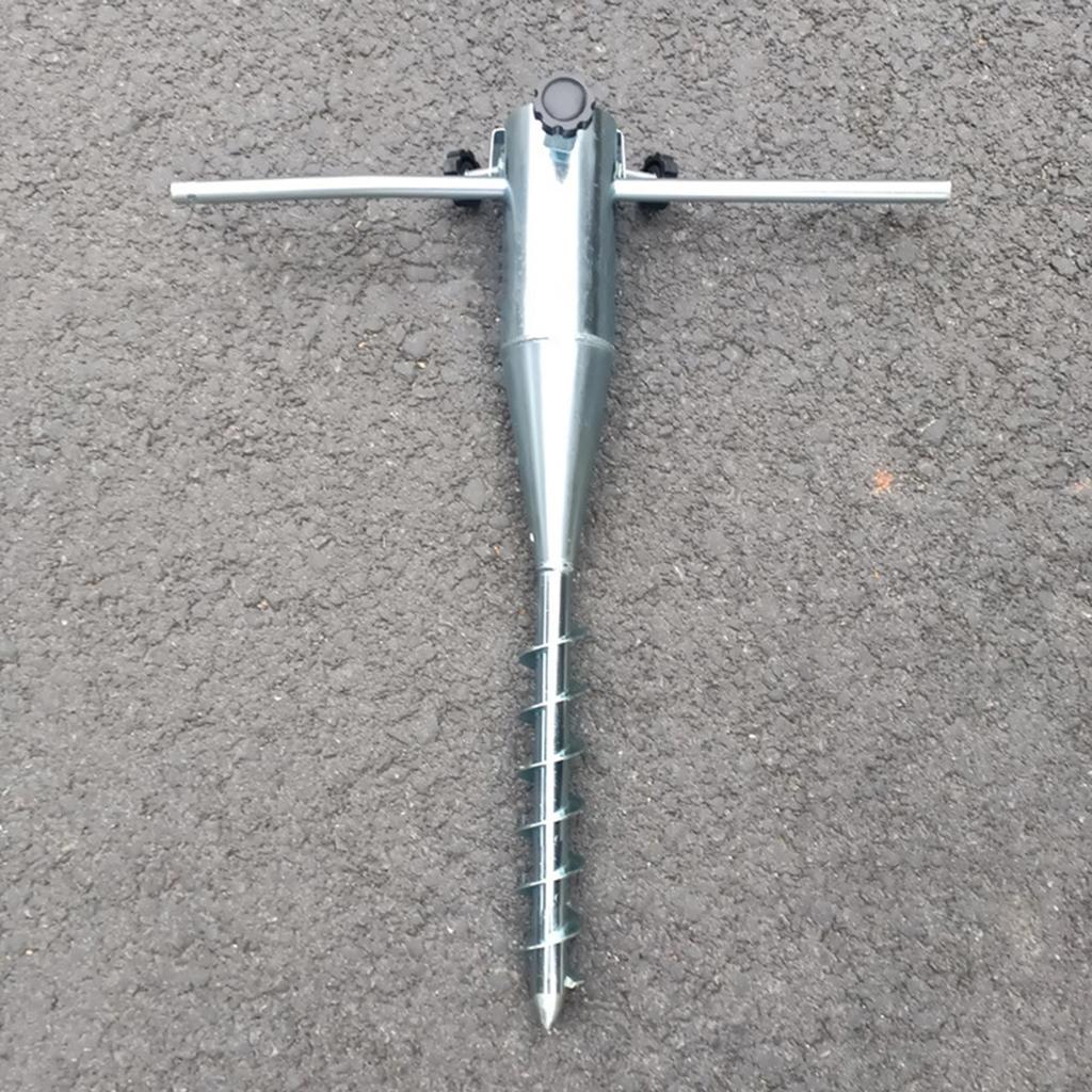 Пляжный зонт Песочный якорь Металлическая подставка для зонта Портативный якорь для зонта Основание для улицы Двор Сад Легко использовать