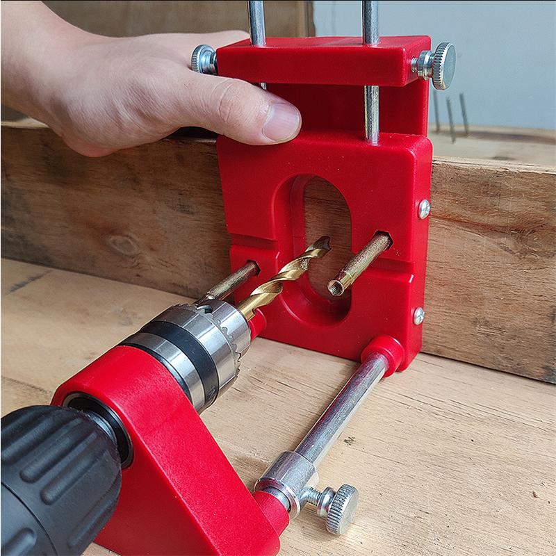 Локатор отверстий для сверления, направляющий инструмент для перфоратора, шаблон для открывания, приспособление для сверления по дереву, удобный ручной инструмент для плотника своими руками, экономящий труд