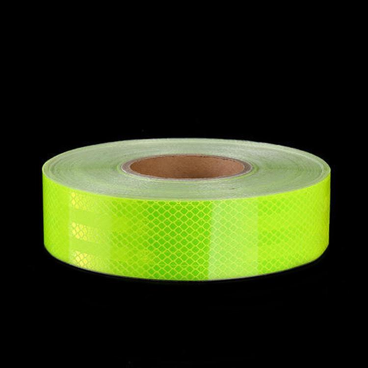 Reflective Film Roll: Waterproof, Adhesive-Backed Strips for Night Traffic Safety and Warning Markings.