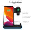 15w Fast Wireless Charger Stand For Iphone 14 13 12 11 X 8 Apple Watch 7 6 5 3 In 1 Charging Dock Station For Airpods Pro Iwatch