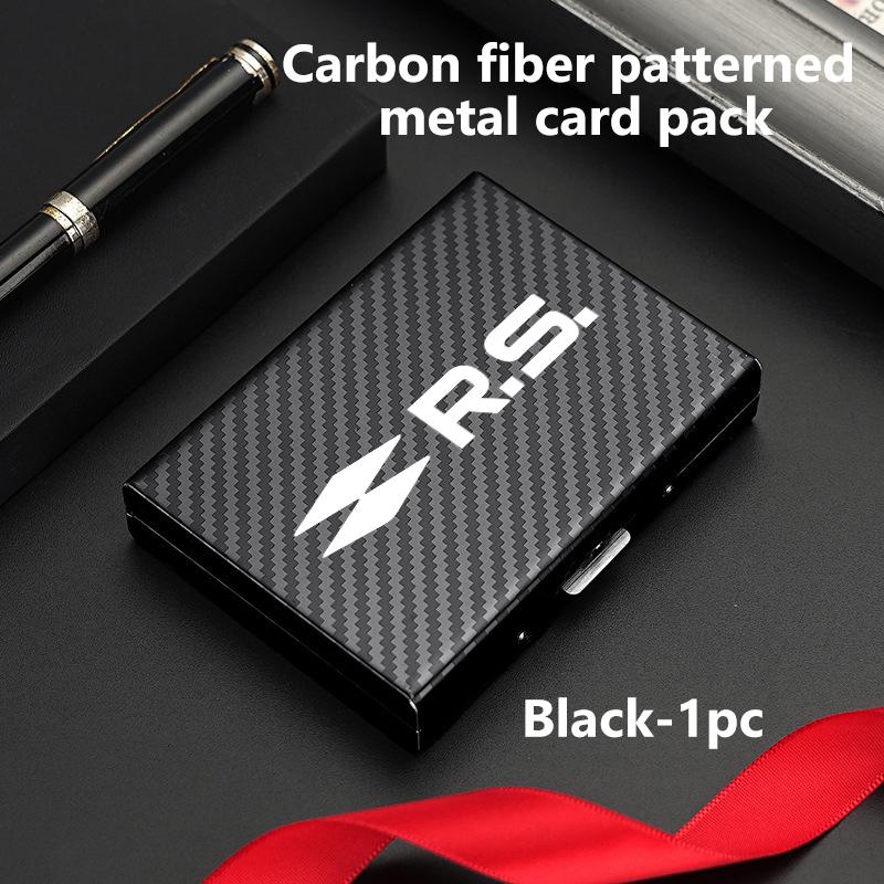 RFID Wallet Card Holder Metal Thin Slim Minimalist Small Purse For Renault QDacia RS Megan Scenic Logan Laguna Clio 3 4 Kadjar