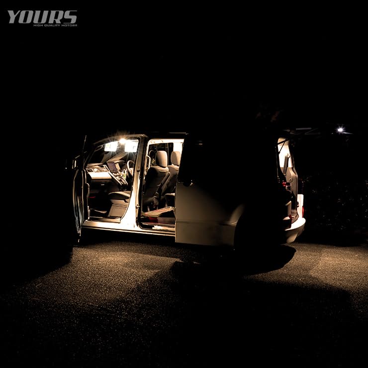 YOURS LED Room Lamp Set for Mitsubishi Delica 2019 and Clean Diesel Vehicles LED interior light with brightness Custom Parts M D5 (February later)