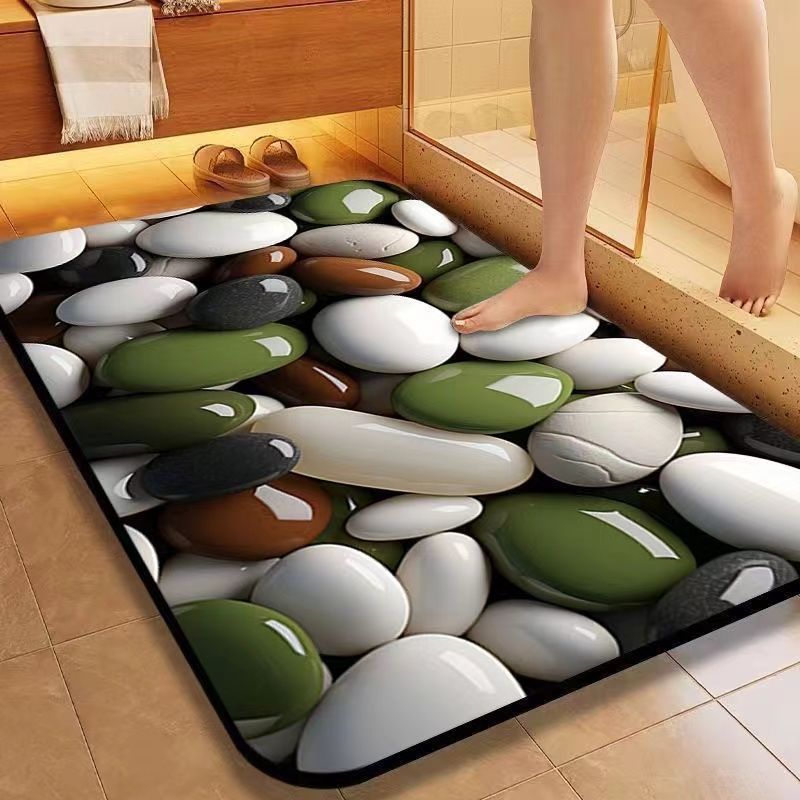 Коврики для ванной комнаты, впитывающие воду, быстросохнущие коврики для ног, впитывающие воду, коврики для туалета, коврики для входа в дом