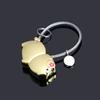 Pig Keychain Keyring Wire Car Key Holder