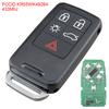 433Mhz 5 Buttons Remote Car Key Fob Entry ID46/7953 Chip Fit for Volvo 2010-2017 XC60/2008-2016 XC70