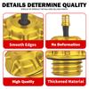 Motorcycle Tank Gas Cap Aluminum Oil Fuel Tanks Vented Cover Universal For Harley All Female Threaded Model Softail Sportster
