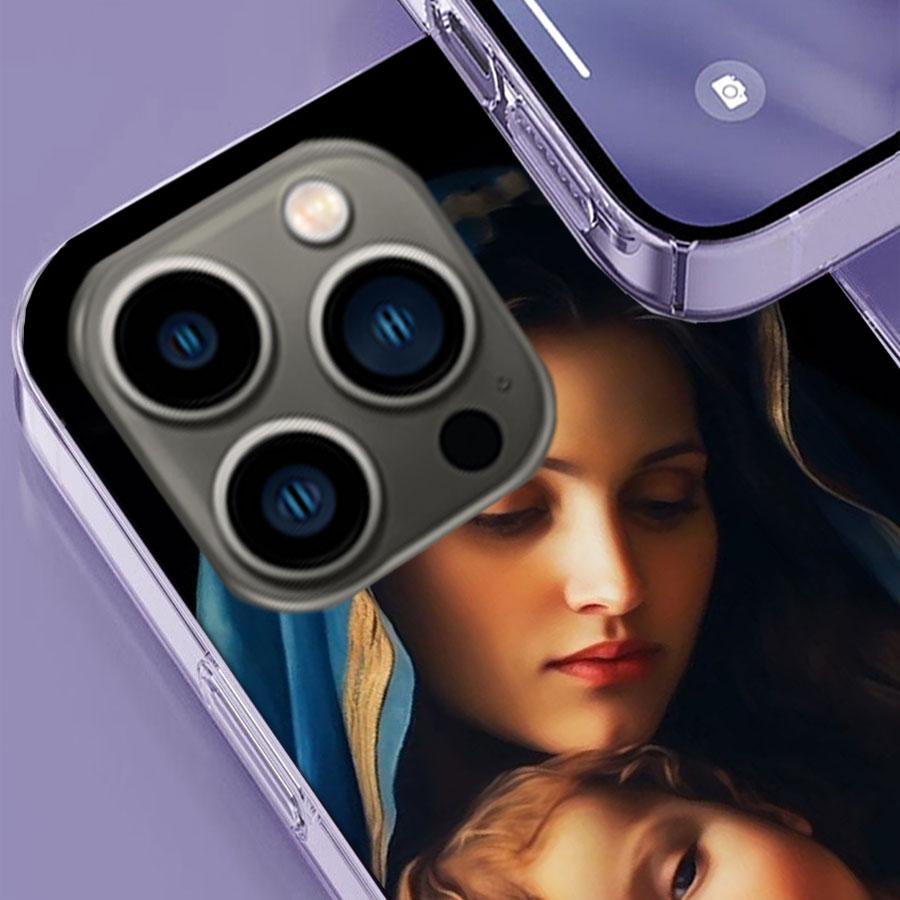The Virgin Mary and the Baby Phone Case For Iphone 17 Air 15 Pro 14 Plus 16 Pro Max 17E 16E 12 13 Mini 11 Cover Cute Fundas