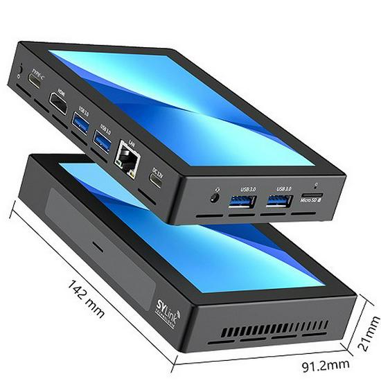 Hi Gaole 5.5" Mini PC: 16+512GB Gaming & Office Handheld Tablet