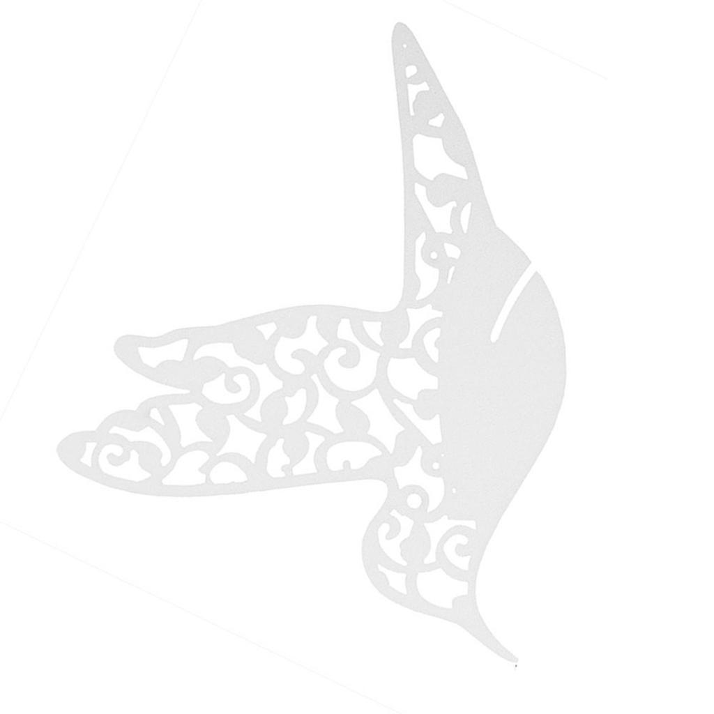 50 шт. Маленькие птичьи формы свадебные полые именные карточки для украшения стола с бокалами для вина