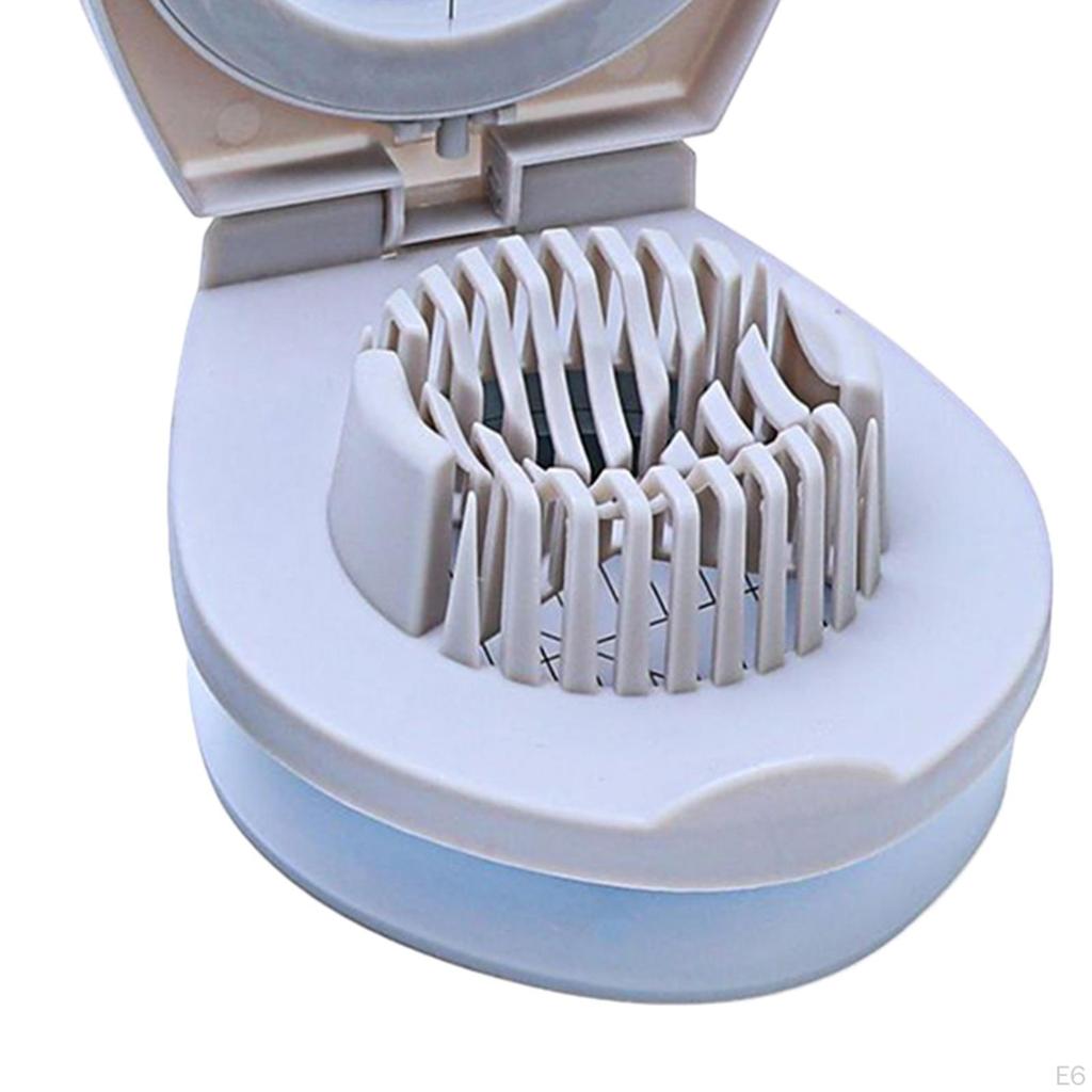 Efficient Egg Slicer for Perfectly Cut Boiled Eggs and Soft Fruits