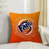 Смешная наволочка с логотипом F-Fanta, декоративная подушка для автомобиля, чехол для подушки на диван, в машину, рождественский подарок 40x40см 45x45см