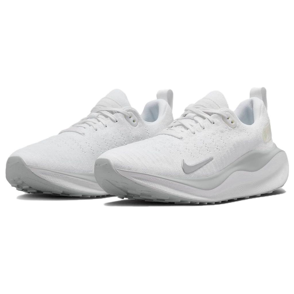 Nike ReactX Infinity Run 4 White Metallic Silver Women Sneakers Photon-Dust DR2670-102