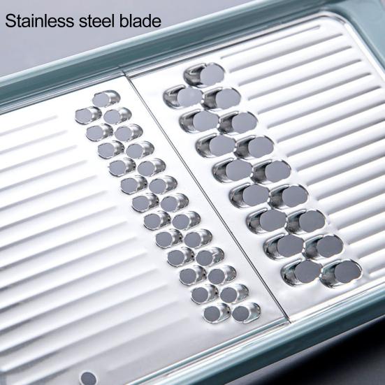 Овощерезка Супер Острая Двусторонняя Многофункциональная Нескользящая Гофрированная Сетка Измельчитель Моркови Огурца Кухонный Инструмент