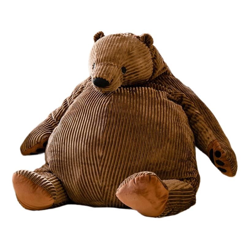 100Cm Giant Simulation Brown Bear Plush Toys Stuffed Animals Plushies Lifelike Bear Soft Kids Toys Gifts Anime Home Room Decor