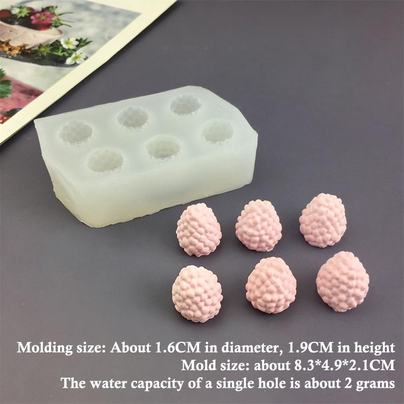 Маленькая форма для выпечки конфет Малиновый мусс 3D форма для малинового пудинга Форма для выпечки Десертная шоколадная форма Инструменты для украшения фруктового торта