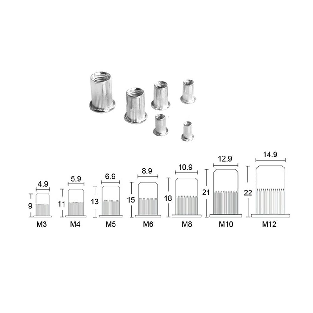 110 шт., экономичные наборы ручных заклепок, высокое качество, простое руководство по эксплуатации, заклепочная машина
