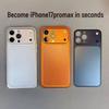 Защитный чехол для iPhone 13-16 с металлической задней панелью и матовая задняя пленка для iPhone 17