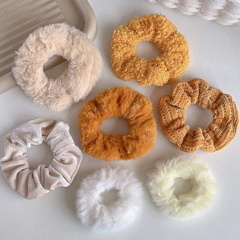 1 комплект простых симпатичных резинок для волос в клетку с цветочным узором в горошек, эластичная резинка для волос, милые аксессуары для волос, подарки