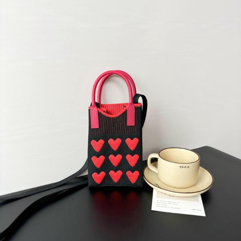 Любовь сумка для мобильного телефона дофамин универсальная вязаная сумка модная сумка-мессенджер через плечо высококлассная новая модель