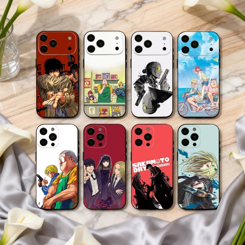Чехол для телефона с аниме S-Sakamoto-O D-Days, силиконовый, мягкий, для IPhone 17pro 16 15 14 13 12 11 X XR Plus Pro Max Plus