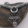 1 Piece of Vintage Viking Celtic Wolf Head Necklace, Animal Charm Jewelry, Talisman Pendant for Lovers, Talisman Accessories