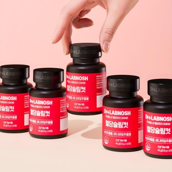 Доктор. Lab Nosh Blood Sugar Management Diet Blood Sugar Slim Cut 60 таблеток (4-недельный запас)