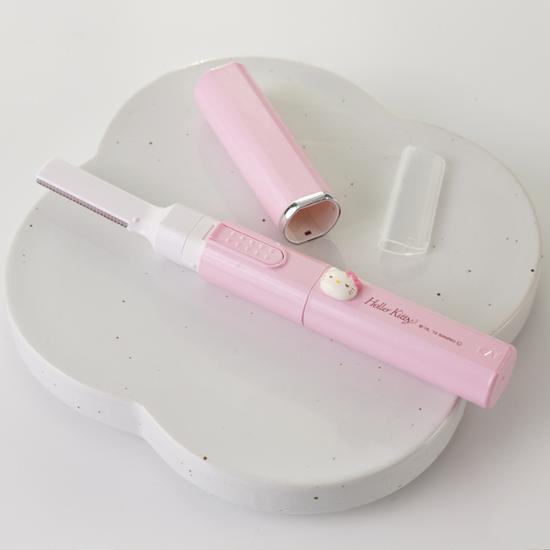 KAI Hello Kitty Beauty Accessories 5-piece Set (eyelash Curler, Tweezers, Mascara Comb, Mirror, Sonic Electric Razor), Korean Cosmetics