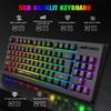 L100 Film 2.4g Wireless Keyboard RGB Multiple Backlight Modes 87 Keys Protable Gaming Office Keyboard