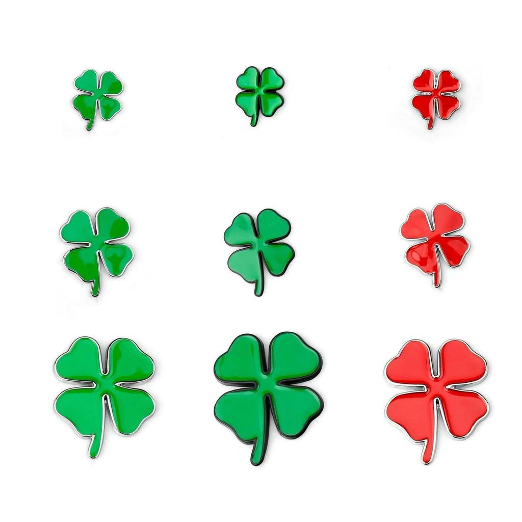 Эмблема автомобиля Alfa Romeo: Металлический Деколь Четырехлистник