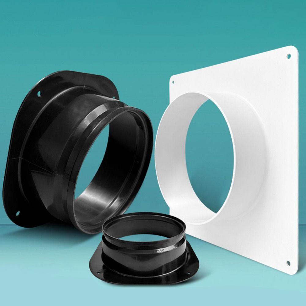 Plastic Vent Pipe Adapter Flange Connector Air Vent Duct Connector Flange Exhaust Air System