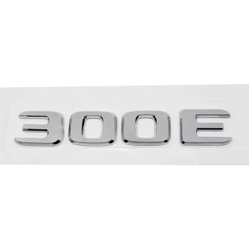 3D ABS Car Rear Trunk Letter Emblem Tail Number Badge Sticker for Mercedes Benz 230E 300E 300SEL 300SE 500SEL 560SEL 600SEL JM2