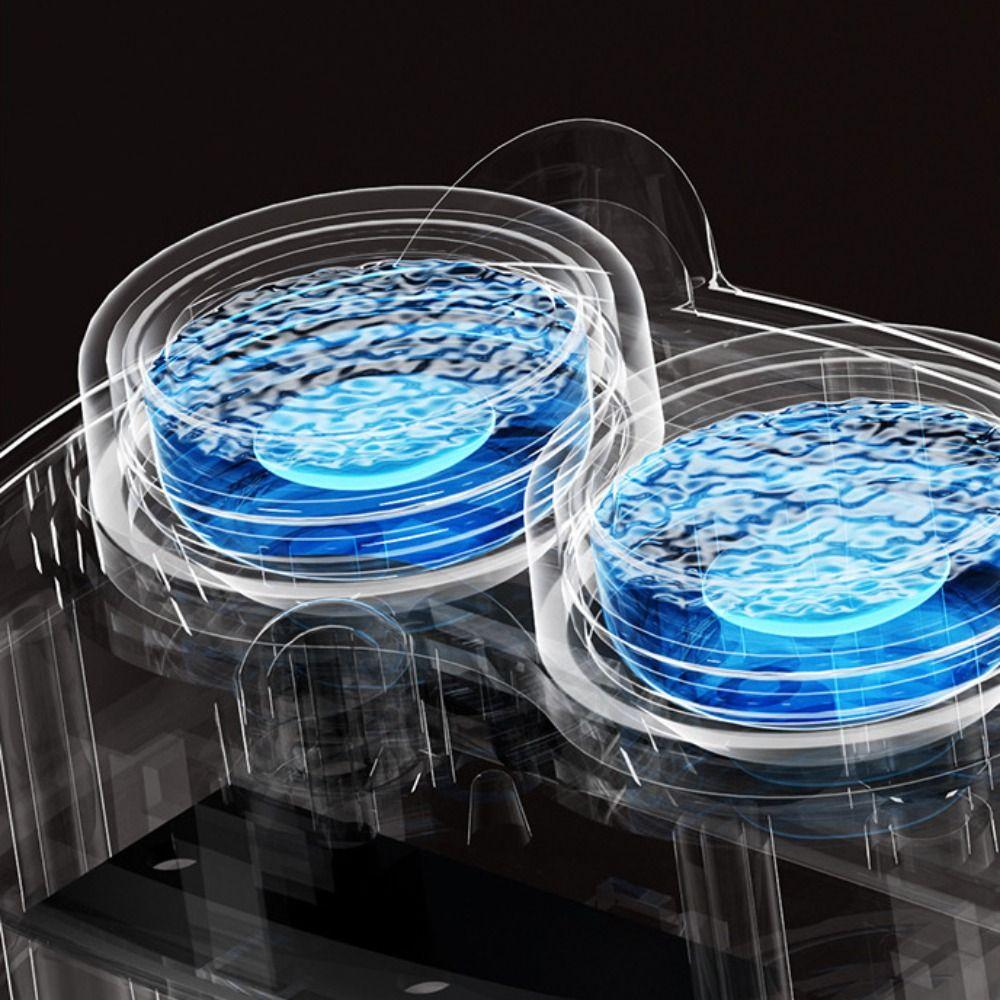 Портативный очиститель для контактных линз Ультразвуковой футляр для контактных линз Белый протеиновый очиститель