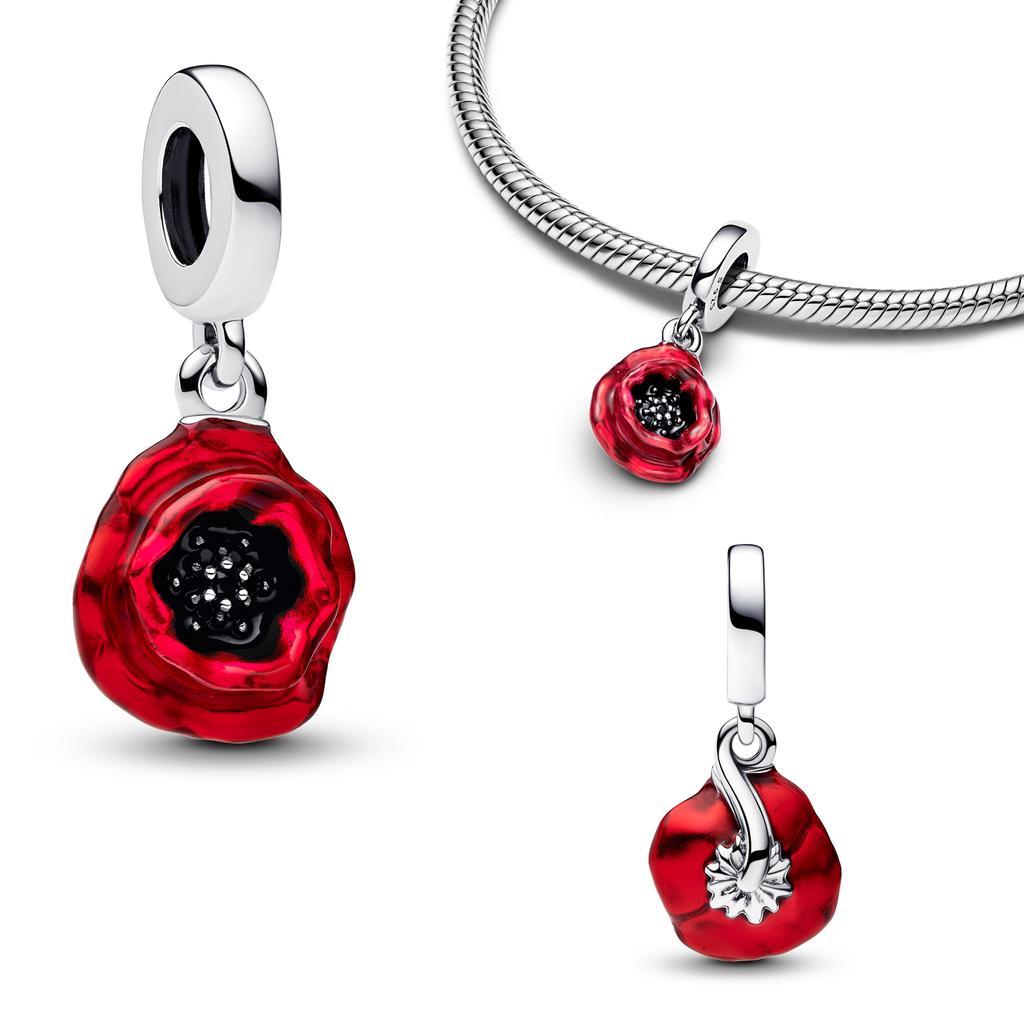 New in Flower heart landmark building Charm Beads Fit 925 Silver women Bracelet DIY Jewelry Gift