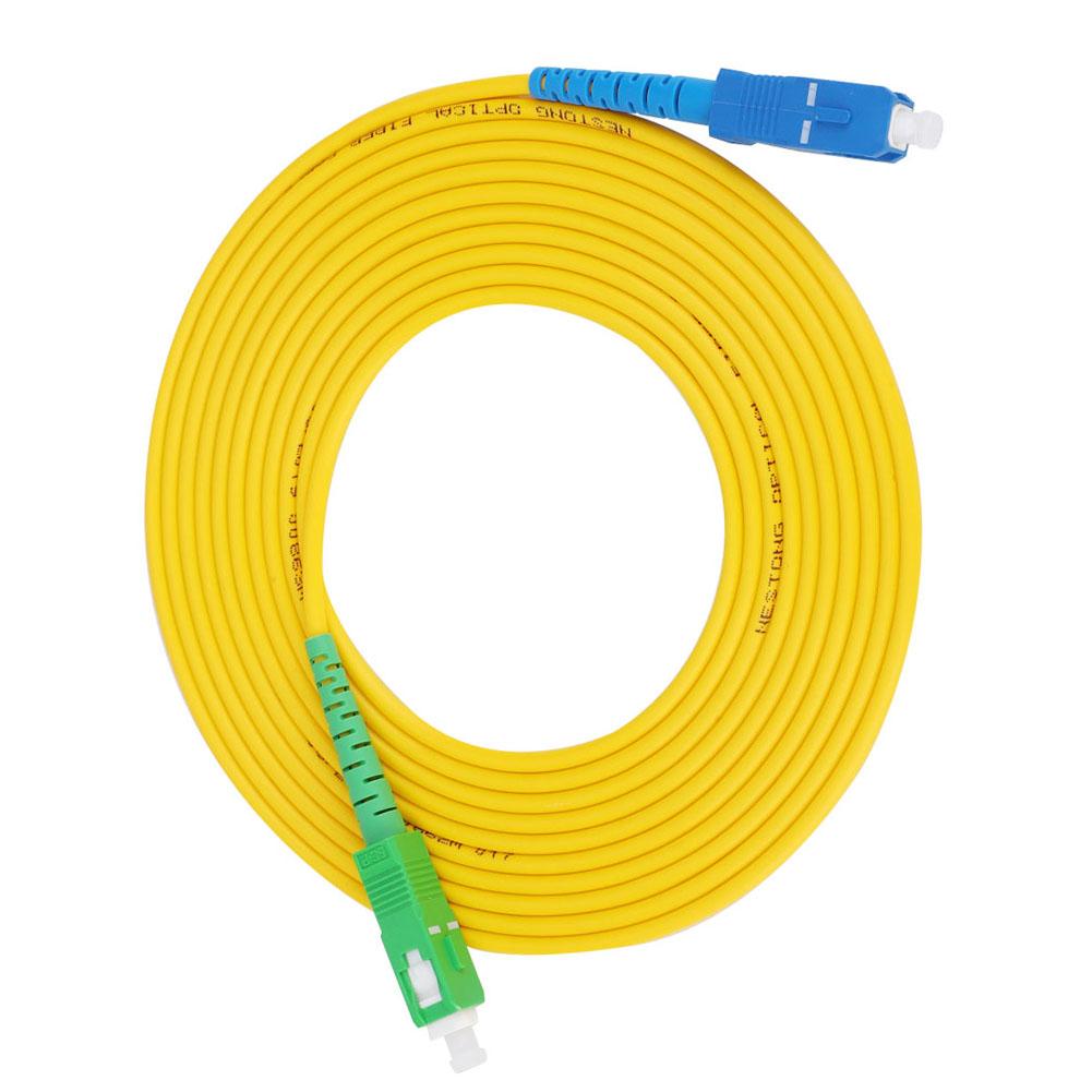 Single Mode Jumper High Quality PVC Sc APC?Sc UPC Netrorking Cables 10 Meters Length