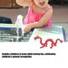 Dragon Shape Kids Children Simulation Fantasy Silicone Model Toy for Education Red