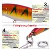 SOUGAYILANG Рыболовные приманки для гольяна Набор воблеров Рыболовные твердые приманки Свимбейты Лодочные приманки для верхней воды