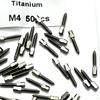 Стоматологический титановый винтовой штифт 50 шт./пакет Стоматологические материалы для стоматологического инструмента Стоматологическое использование Штифт